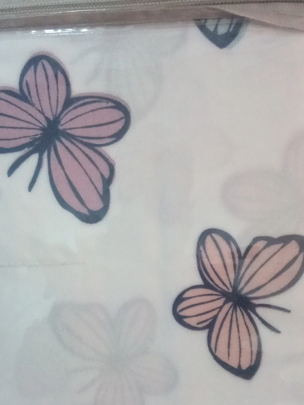 Birchmont 3-Piece Twin Sheet Set  NWT Butterfly Print Pastel Accents